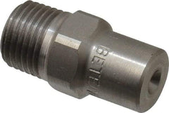 Bete Fog Nozzle - 1/8" Pipe, 60° Spray Angle, Grade 303 Stainless Steel, Full Cone Nozzle - Male Connection, 0.38 Gal per min at 100 psi, 0.043" Orifice Diam - Exact Tool & Supply