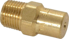 Bete Fog Nozzle - 1/8" Pipe, 60° Spray Angle, Brass, Full Cone Nozzle - Male Connection, 1.15 Gal per min at 100 psi, 0.072" Orifice Diam - Exact Tool & Supply