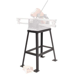 Rothenberger - 5/8" to 4-1/2" Pipe Capacity, Stationary Pipe Stand with Stationary Head - 30" High, 150 Lb Capacity - Exact Tool & Supply