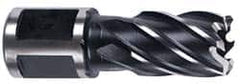 Milwaukee Tool - 1-11/16" Diam x 2" Deep High Speed Steel Annular Cutter - Exact Tool & Supply