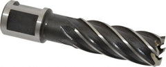 Milwaukee Tool - 11/16" Diam x 2" Deep High Speed Steel Annular Cutter - Exact Tool & Supply