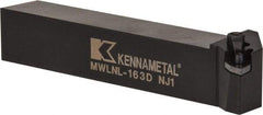 Kennametal - MWLN, Left Hand Cut, 5° Lead Angle, 1" Shank Height x 1" Shank Width, Negative Rake Indexable Turning Toolholder - 6" OAL, WN..33. Insert Compatibility, Series Kenloc - Exact Tool & Supply