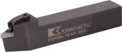 Kennametal - MDPN, Neutral Cut, 0° Lead Angle, 1-1/4" Shank Height x 1-1/4" Shank Width, Negative Rake Indexable Turning Toolholder - 6" OAL, DN..54. Insert Compatibility, Series Kenloc - Exact Tool & Supply