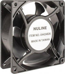 Value Collection - 115 Volts, AC, 105 CFM, Square Tube Axial Fan - 0.25 Amp Rating, 2,600 to 3,100 RPM, 4.7" High x 4.7" Wide x 1-1/2" Deep - Exact Tool & Supply