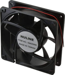 Value Collection - 48 Volts, DC, 145 CFM, Square Tube Axial Fan - 0.4 Amp Rating, 2,600 to 2,900 RPM, 4.7" High x 4.7" Wide x 1-1/2" Deep - Exact Tool & Supply