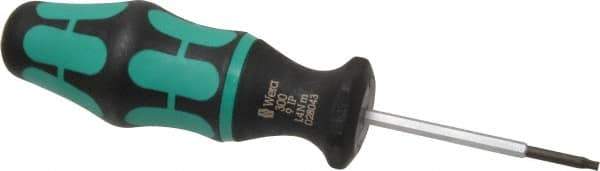 Wera - 1 Piece, 1.4 Max N/m, TorxPlus Preset Torque Limiting Screwdriver - 7-1/2" OAL - Exact Tool & Supply