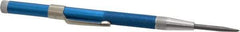 Made in USA - 3/8" Automatic Center Punch - 5-1/2" OAL, Anodized Aluminum - Exact Tool & Supply