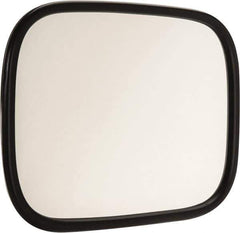 Value Collection - 7" Long to 5" Wide Automotive Universal OEM Replacement Mirror Head with L Bracket - Stainless Steel - Exact Tool & Supply