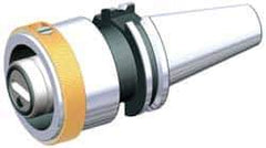 Kennametal - DV40 Outside Taper, HSK50 Inside Taper, DV to HSK Taper Adapter - 65mm Projection, 55mm Nose Diam, Through Coolant - Exact Tool & Supply