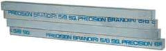 Made in USA - 12" Long x 5/8" High x 5/8" Wide, Zinc-Plated Key Stock - Low Carbon Steel - Exact Tool & Supply