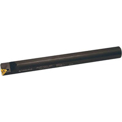 Tool-Flo - Internal Thread, Right Hand Cut, 1-1/4" Shank Width x 1-1/4" Shank Height Indexable Threading Toolholder - 10" OAL, 27NR Insert Compatibility, AVR Toolholder, Series Laydown - Exact Tool & Supply