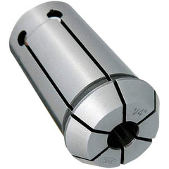 Techniks - SYOZ20/EOC12 3/32" Single Angle Collet - 0.0004" TIR, 1.34" OAL, 0.78" Overall Diam - Exact Tool & Supply