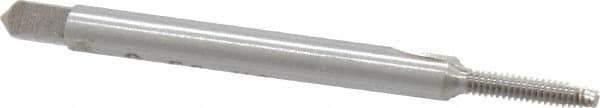 Interstate - #2-56 UNC, 2 Flute, Bright Finish, High Speed Steel Spiral Point Tap - Bottoming Chamfer, Right Hand Thread, 1-3/4" OAL, 7/16" Thread Length, 2B Class of Fit - Exact Tool & Supply