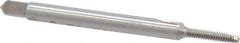 Interstate - #2-56 UNC, 2 Flute, Bright Finish, High Speed Steel Spiral Point Tap - Bottoming Chamfer, Right Hand Thread, 1-3/4" OAL, 7/16" Thread Length, 2B Class of Fit - Exact Tool & Supply