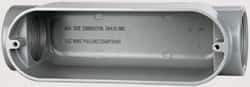 Cooper Crouse-Hinds - 1 Gang, (2) 2" Knockouts, Aluminum Rectangle Outlet Body - 10.71" Overall Height x 3.1" Overall Width x 3.41" Overall Depth - Exact Tool & Supply