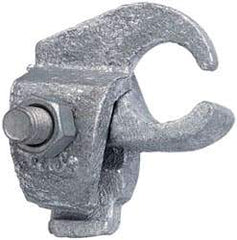 Cooper Crouse-Hinds - 1 Pipe, Iron, Electro Galvanized Conduit Clamp - Exact Tool & Supply