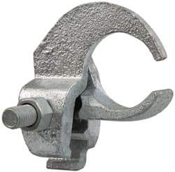 Cooper Crouse-Hinds - 1-1/2 Pipe, Iron, Electro Galvanized Conduit Clamp - Exact Tool & Supply