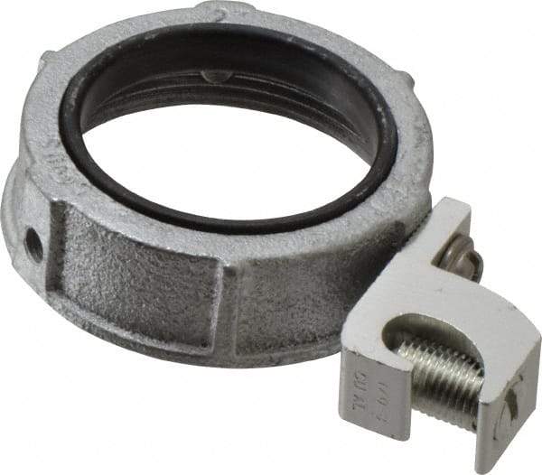 Cooper Crouse-Hinds - 2" Trade, Malleable Iron Threaded Rigid/Intermediate (IMC) Conduit Bushing - Partially Insulated - Exact Tool & Supply
