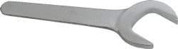 Proto - 1-1/2" Standard Service Open End Wrench - 7-5/8" OAL, Single End, Satin Finish, 30° Head Angle - Exact Tool & Supply
