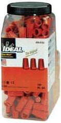Ideal - 1, 18 + & 1, 20 to 2, 14 AWG, 600 Volt, Flame Retardant, Standard Twist on Wire Connector - Orange, 221°F - Exact Tool & Supply