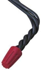 Ideal - 2, 14 to 4, 12 AWG, 600 Volt, Flame Retardant, Standard Twist on Wire Connector - Red, 221°F - Exact Tool & Supply