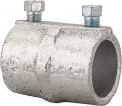 Cooper Crouse-Hinds - 3/4" Trade, Malleable Iron Set Screw Rigid/Intermediate (IMC) Conduit Coupling - Noninsulated - Exact Tool & Supply