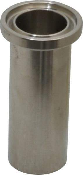 VNE - 3/4", Clamp Style, Sanitary Stainless Steel Pipe Welding Ferrule - Tube OD Connection, Grade 316/316L - Exact Tool & Supply