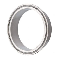 VNE - 4", Clamp Style, Sanitary Stainless Steel Pipe Welding Ferrule - Tube OD Connection, Grade 304 - Exact Tool & Supply
