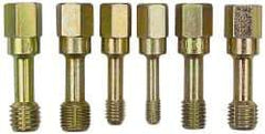 Lang - Metric, 3 & 4 Flute, Zinc Finish, Carbon Steel Tap Set - Right Hand Cut - Exact Tool & Supply