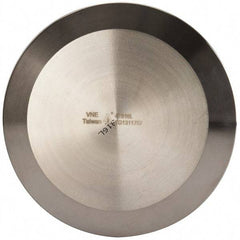 VNE - 4", Clamp Style, Sanitary Stainless Steel Pipe End Cap - Tube OD Connection, Grade 316/316L - Exact Tool & Supply