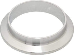 VNE - 2", Clamp Style, Sanitary Stainless Steel Pipe Short Welding Ferrule - Tube OD Connection, Grade 304 - Exact Tool & Supply