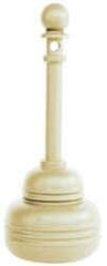 Eagle - 5 Qt Polyethylene Cigarette & Cigar Receptacle - 37-3/4" High - Exact Tool & Supply