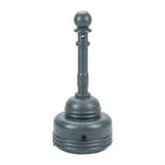 Eagle - 5 Qt Polyethylene Cigarette & Cigar Receptacle - 37-3/4" High - Exact Tool & Supply