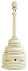 Eagle - 4 Gal Polyethylene Cigarette & Cigar Receptacle - 43-1/4" High - Exact Tool & Supply