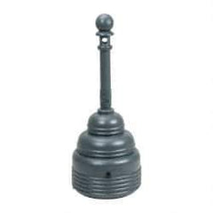Eagle - 4 Gal Polyethylene Cigarette & Cigar Receptacle - 43-1/4" High - Exact Tool & Supply