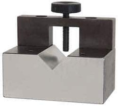 Harig - 1" Max Capacity, 90° Angle, V-Block - 4" Long x 3" Wide x 3" High, Sold as Individual - Exact Tool & Supply