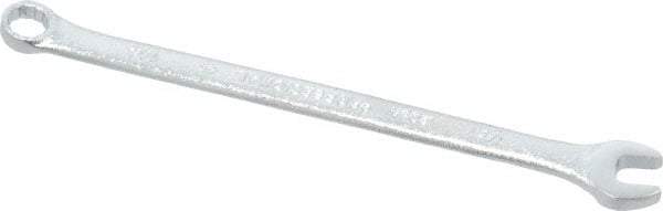 Proto - 1/4" 12 Point Offset Combination Wrench - 15° Offset Angle, 4-7/8" OAL, Steel, Satin Finish - Exact Tool & Supply
