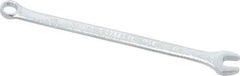Proto - 1/4" 12 Point Offset Combination Wrench - 15° Offset Angle, 4-7/8" OAL, Steel, Satin Finish - Exact Tool & Supply