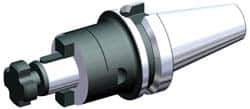 Kennametal - BT50 Taper Shank 27mm Pilot Diam Shell Mill Holder - 150mm Flange to Nose End Projection, 48mm Nose Diam, Through-Spindle Coolant - Exact Tool & Supply