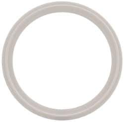 VNE - 4", Clamp Style, Sanitary Silicone Pipe Gasket - Tube OD Connection - Exact Tool & Supply
