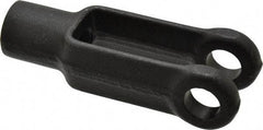 Jergens - 1/2-20 Thread, 1-1/8" Yoke Width, Carbon Steel, Tapped Yoke - 1/2" Hole Diam, 1-7/8" Hole Center to Neck, 15/16" Yoke Arm Height, 13/16" Neck Diam, 1-1/8" Neck Length, 3" OAL - Exact Tool & Supply