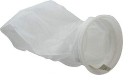 Value Collection - 600 Micron, Size 2, 180 GPM Max Flow, Liquid Bag Filter - 7 Inch Diameter, 32 Inch Long, 5 Sq. Ft. - Exact Tool & Supply