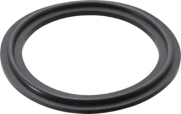 VNE - 2", Clamp Style, Sanitary Viton Pipe Gasket - Tube OD Connection - Exact Tool & Supply