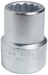 Proto - 1" Drive, Standard Hand Socket - Exact Tool & Supply