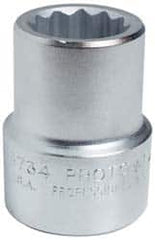 Proto - 1" Drive, Standard Hand Socket - Exact Tool & Supply