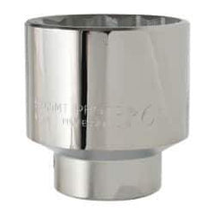 Proto - 1" Drive, Standard Hand Socket - 12 Points, 3-1/2" OAL, Alloy Steel, Satin Finish - Exact Tool & Supply