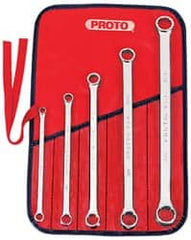 Proto - 5 Pc, 5/16 x 3/8 - 13/16 x 7/8", 12-Point Box End Wrench Set - Exact Tool & Supply