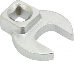 Blackhawk by Proto - 16mm 3/8" Drive Satin Open End Crowfoot Wrench - 1.6" OAL - Exact Tool & Supply