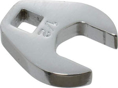 Proto - 1/2" 1/4" Drive Chrome Open End Crowfoot Wrench - 1-1/32" Head Diam x 1/4" Head Thickness - Exact Tool & Supply