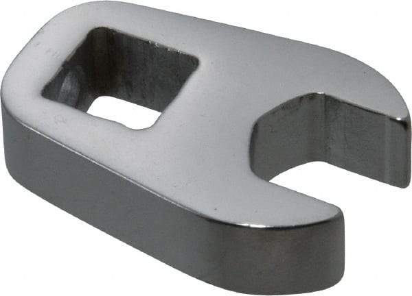 Proto - 7/16" 3/8" Drive Chrome Open End Crowfoot Wrench - 0.92" Head Diam x 1/4" Head Thickness - Exact Tool & Supply